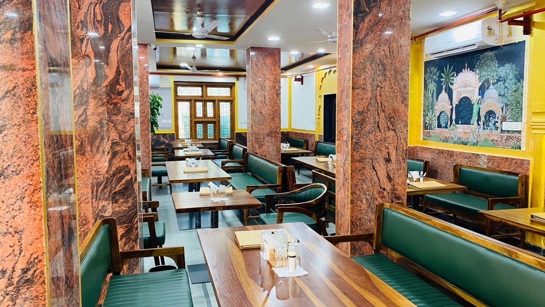 Restaurant interior detail